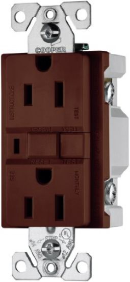 Picture of Brown -Receptacle 15-Amp 125-Volt