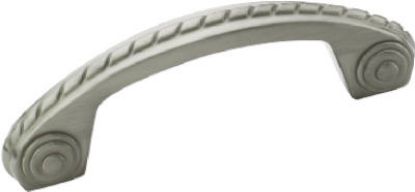 Picture of 3" Center Nickel Scroll-Design Cabinet-Pull