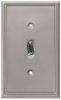 Picture of Wall-Plate Metroline Nickel Single Toggle