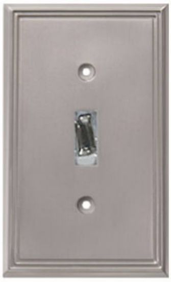 Picture of Wall-Plate Metroline Nickel Single Toggle