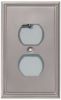 Picture of Wall-Plate Metroline Single Duplex-Receptacle Brushed-Nickel
