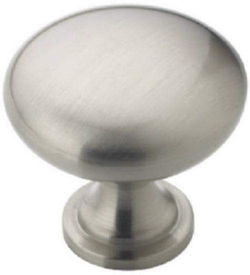 Picture of Cabinet-Knob Traditional Brushed-Nickel 1-1/4" Round