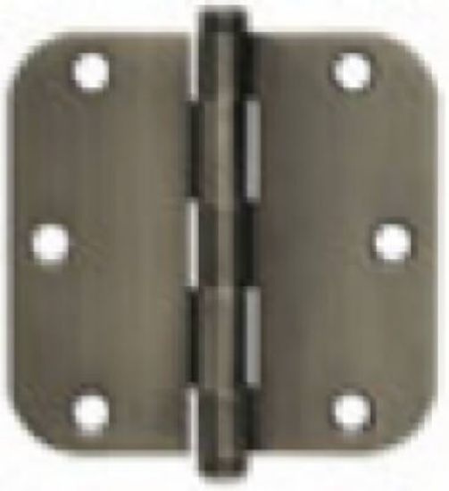 Picture of 3.5 Pewter Rounded-Corner Door-Hinge