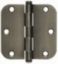 Picture of 3.5 Pewter Rounded-Corner Door-Hinge