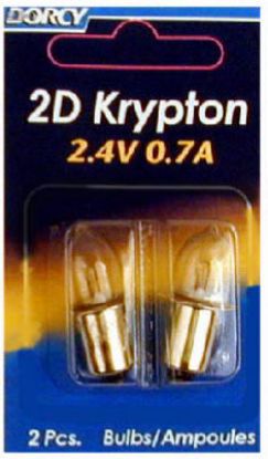 Picture of 2D Krypton Bulbs 2.4V 0.7A