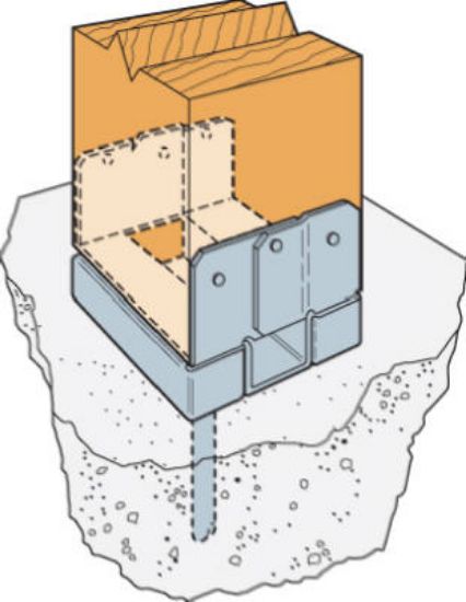 Picture of 4 X 4 Standoff Post Base