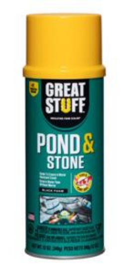 Picture of Expanding-foam Sealant Pond And Stone Black