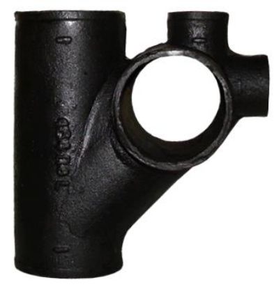 Picture of No-Hub Vented Closet Tee w/2" Top Vent & 2" Extended Side Inlet Left