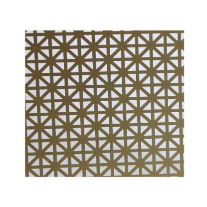 Picture of 3 X 3 X 0.20 Pierced Union-Jack Brass