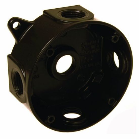 Picture of Electrical-Box Weather-Proof Aluminum Round Bronze