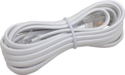 Picture of 6-conductor Phone-Line-Cord White