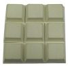 Picture of Square Rubber Bumpers White 1/2"