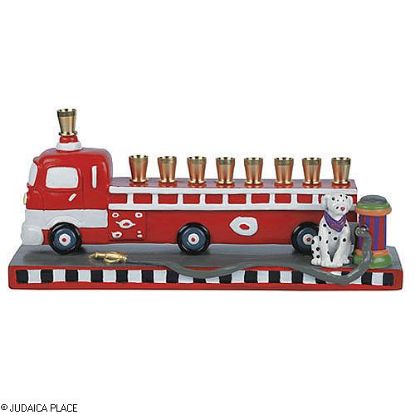 Picture of Menorah Fire-Truck