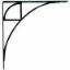 Picture of 2000P Black 8 Deco L-Bracket