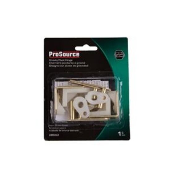 Picture of Gravity Pivot-hinge Satin-Brass