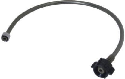 Picture of Toilet Supply-Line 3/8" OD Tube x 7/8" Ball-Cock x 12" Silver