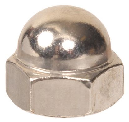 Picture of Acorn-Cap Hex-Nut Zinc-Plate 5/16"-18