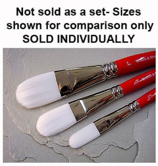 Picture of University Brush 210 Oval Wash White Nylon Short Handle 3/4"