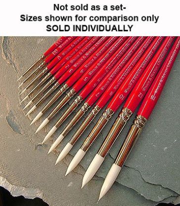 Picture of University Brush 233 Round Short Handle 2