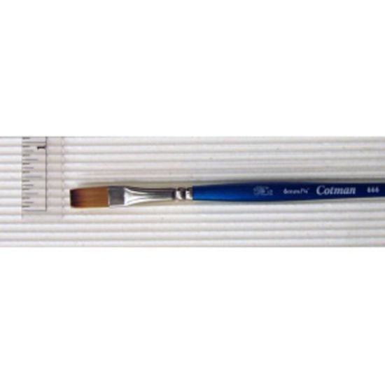 Picture of Artist-Brush Cotman 666 One Stroke Short Handle 1/4"