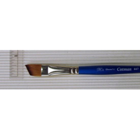 Picture of Artist-Brush Cotman 667 Angle Short Handle 1/2"