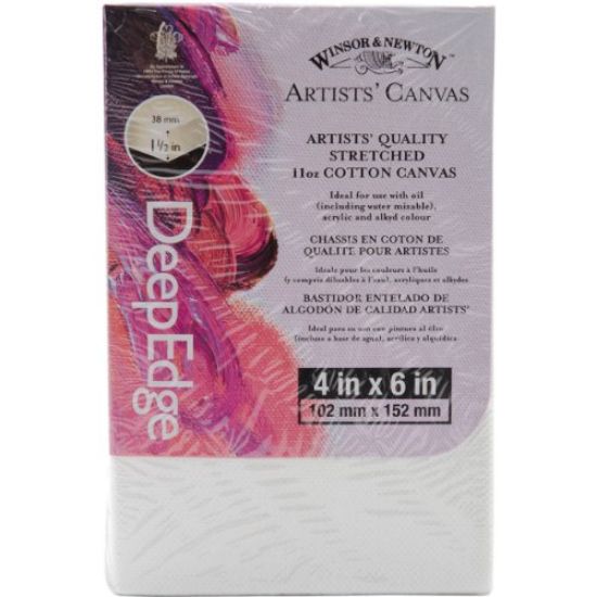Picture of Artists' Canvas 4" x 6" Strechter Bars 1-1/2" Width x 1-1/2" Depth Deep Edge 8-Ounce Unbleached Cott...