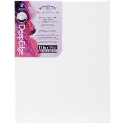 Picture of Artists' Canvas 11" x 14" Stretcher Bars 1-1/2" Width x 1-1/2" Depth Deep Edge 8-Ounce Unbleached Co...