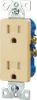 Picture of Electrical-Outlet Decorator Duplex-Receptacle 15-Amp Tamper-Resistant Ivory