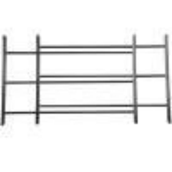 Picture of Window Guard 3 Bars 15" High 31" - 58" Wide