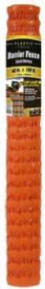Picture of Orange PVC Safety/Barrier Fence 4' x1.75" x 2.12" Mesh