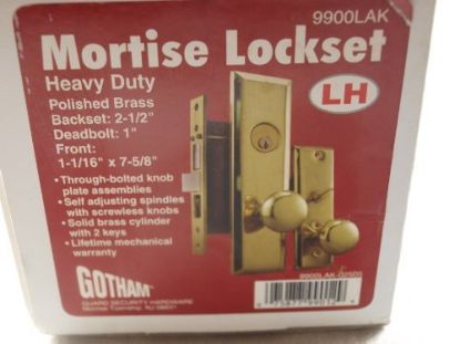 Picture of Mortise-Lockset Attached Brass