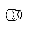 Picture of PVC-Plumbing Schedule-40 Reducer-coupling S X S 3/4" X 1/2"