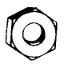 Picture of Hex-Nut Din 934-8 Mild-Steel 6-mm x 1.0 Pitch