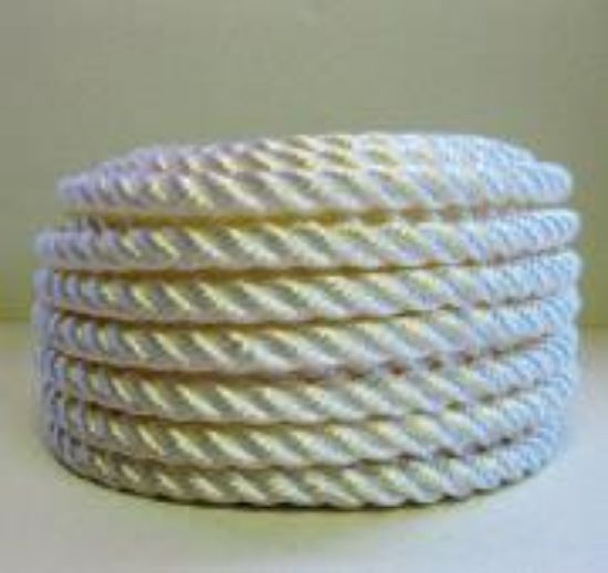 Picture of Nylon-Rope 3 Strand White 1/4"