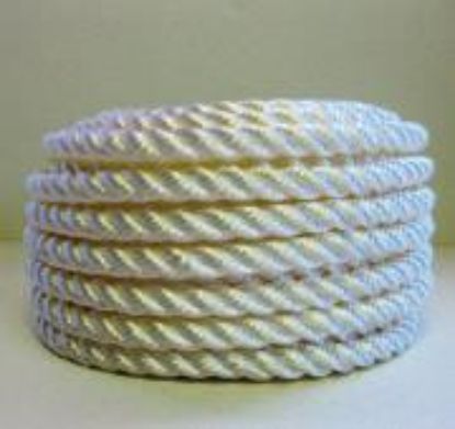Picture of Nylon-Rope 3 Strand White 3/8"
