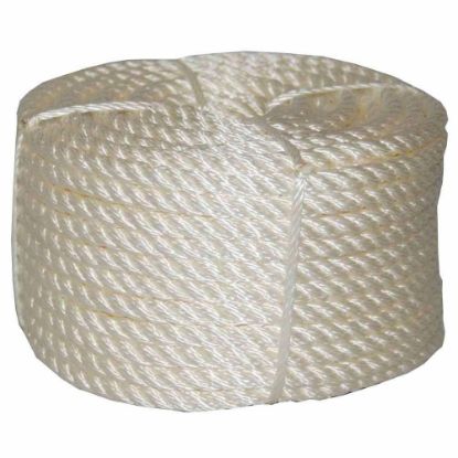 Picture of Nylon-Rope 3 Strand White 1/2"