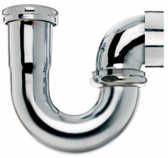 Picture of 1-1/2 X 1-1/2 Chrome Trap With Cast Fip Elbow Less Cleanout