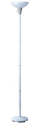 Picture of Torch Floor-Lamp Metal Shade White 72"
