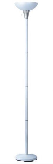 Picture of Torch Floor-Lamp Metal Shade White 72"