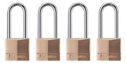 Picture of Keyed-padlock 1-9/16" Brass