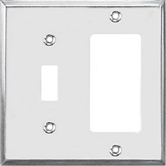 Picture of Chrome Single TOG/GFI Plate