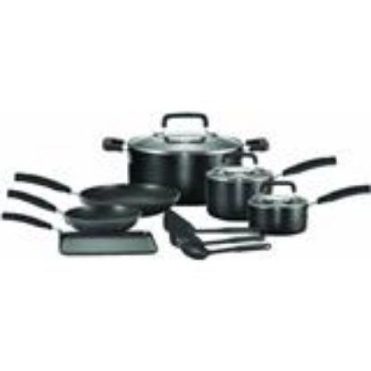 Picture of 12 Piece Cookware Set Non-stick Aluminum Black