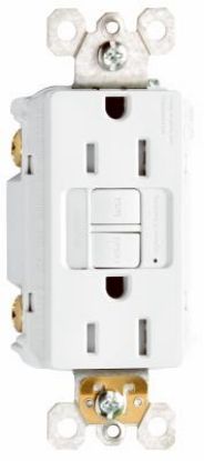Picture of Electrical-Outlet Duplex-Receptacle 15-amp 125-volt Self-Testing Tamper-resistant Night-light White
