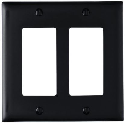 Picture of Nylon Decora-Style Black Wall-Plate