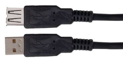 Picture of Computer USB Cable Extension Black 10'