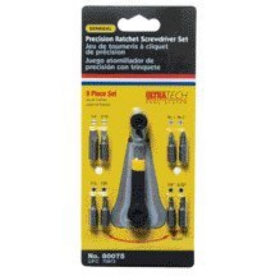 Picture of Ratchet Screw Driver Set 9pc