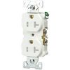 Picture of Electrical-Outlet Commercial Duplex-Receptacle 20-Amp White Tamper-Resistant