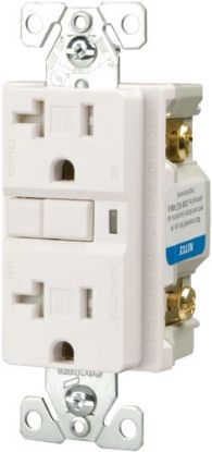 Picture of 20-Amp 125-Volt Electrical-Outlet Self-Test Tamper-Resistant White