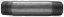 Picture of Galvanized-Plumbing Carbon-Steel Galvanized-Finish Pipe-Nipple 3" x Close