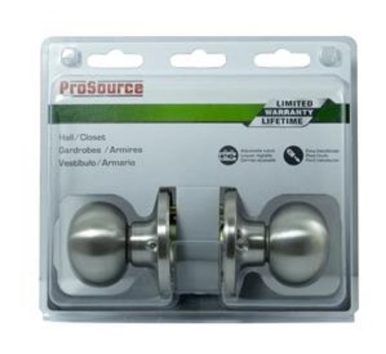 Picture of Passage-Lockset Ball-knob Stainless-steel